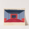 Design proposals for Puck Theater, New York, NY.] [Interior perspective study. by Winold Reiss