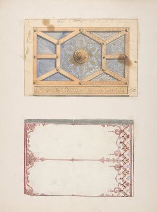 Designs for Ceiling and Wall Decoration for Monsieur Lecomte de la Grange
