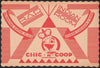 Designs for Indian Room, Chic-n-Coop Restaurant, Montreal, Canada.] [Placemat design with chicken character wearing crown