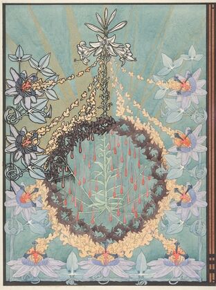 Designs for the Front and Back Cover of ‘L’Evangile de Notre Seigneur Jesus-Christ selon Saint Pierre’ (1895)