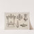 Designs for urns, architectural structure with oval panel on top shelf by André-Charles Boulle