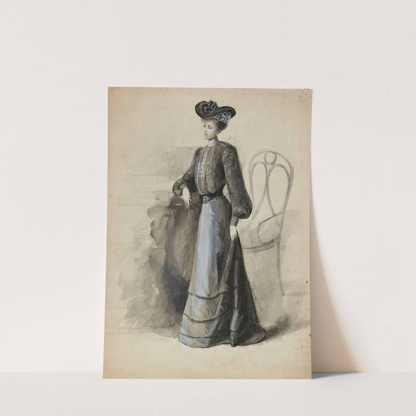 Dessin de mode (1900-1905) by Cécile Kahn