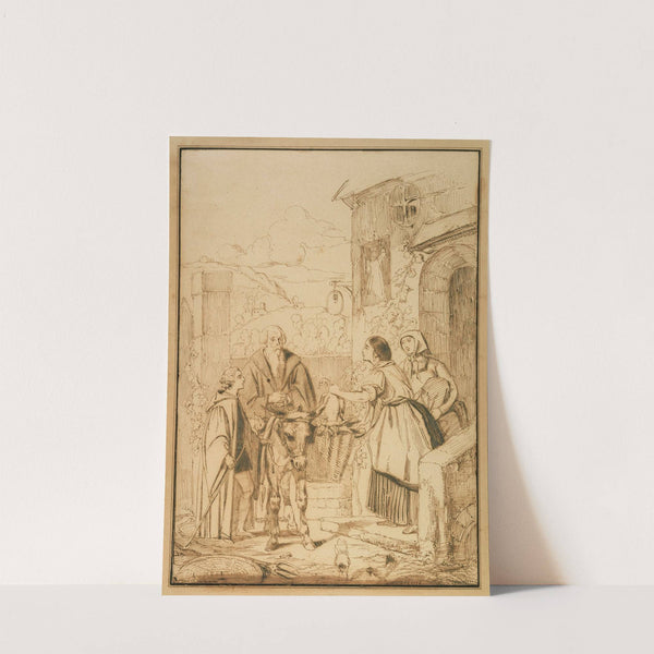 Dessin d&#039;illustration, sujet indéterminé by Louis Candide Boulanger