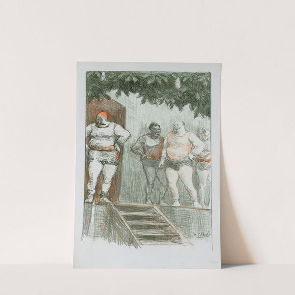 Dessin original pour les Maîtres de l’Affiche (1898) by Henri-Gabriel Ibels