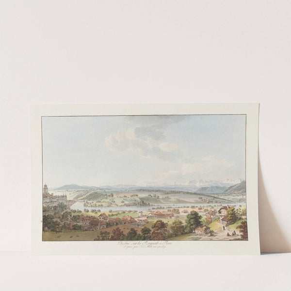 Dessiné sur les Remparts à Berne by Johann Ludwig Aberli