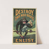 Destroy this mad brute Enlist – U.S. Army (1917) by Harry R. Hopps
