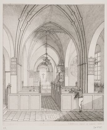 Det indre af Karrebæk Kirke