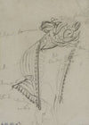 Détail d’une coiffe (1863-1864)