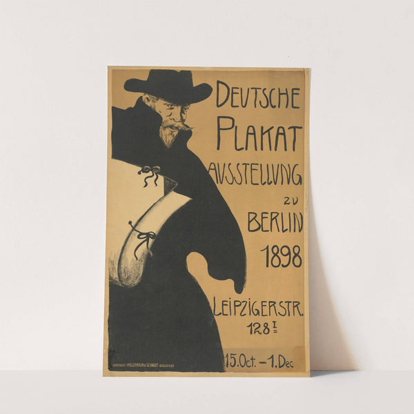 Deutsche Plakatausstellung zu Berlin (1898) by Edmund Edel