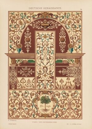 Deutsche Renaissance – Wand- und Deckenmalerei (1887)