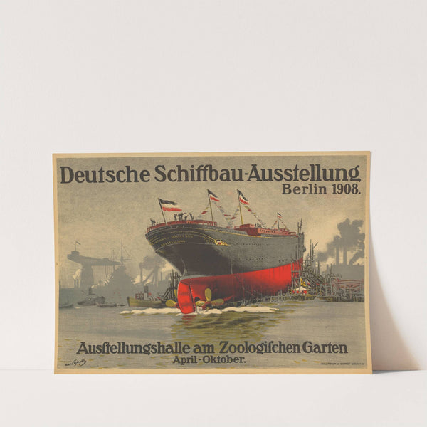 Deutsche Schiffbau-Ausstellung Berlin 1908 (1908) by Hans Bohrdt