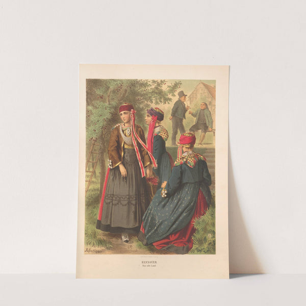 Deutsche Volkstrachten Pl.08 (1870) by Albert Kretschmer