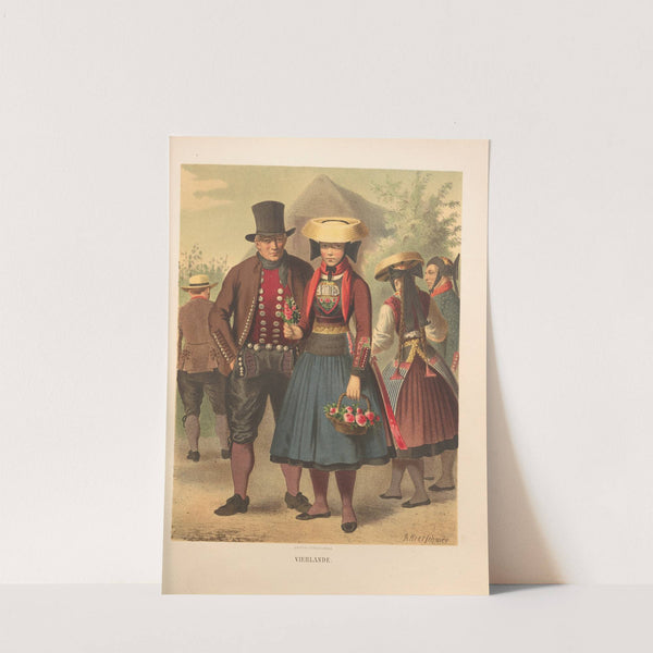 Deutsche Volkstrachten Pl.29 (1870) by Albert Kretschmer