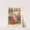 Deutsche Volkstrachten Pl.48 (1870) by Albert Kretschmer