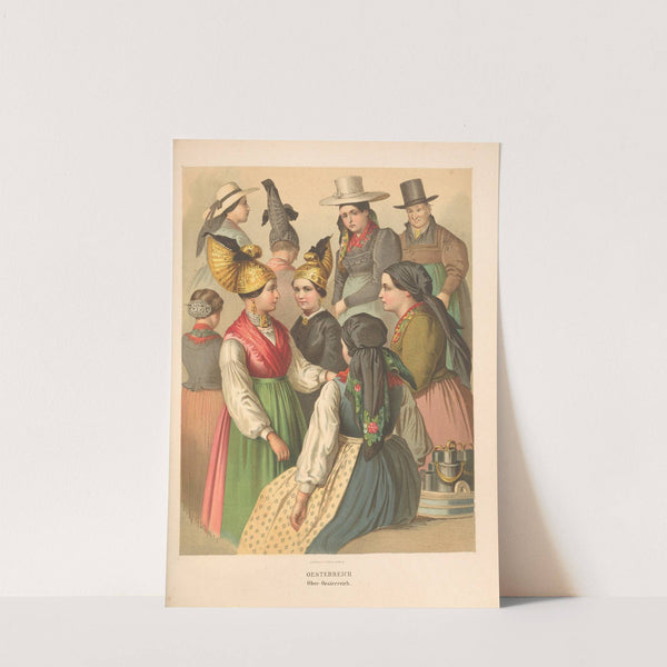 Deutsche Volkstrachten Pl.61 (1870) by Albert Kretschmer