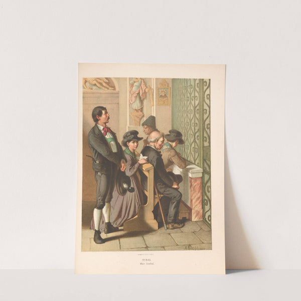 Deutsche Volkstrachten Pl.69 (1870) by Albert Kretschmer