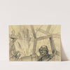 Deutscher Soldat im Trommelfeuer by Karl Wiener