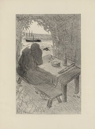 Deux amoureux au bord de l’eau (1895)