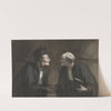Deux avocats; la poignée de main (1818 - 1879) by Honoré Daumier