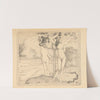 Deux baigneuses nues sous un arbre au bord de l’eau (1895) by Aristide Maillol