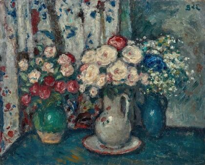 Deux bouquets de roses