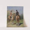 Deux cavaliers en costume Louis XV by John-Lewis Brown