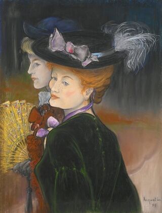 Deux Élégantes Aux Bois