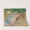 Deux élégantes en calèche by Louis Icart