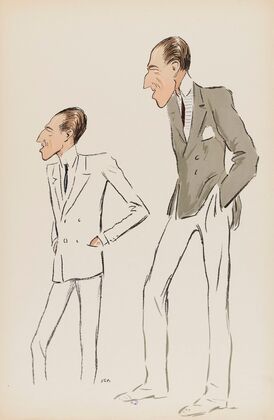 deux Ã©tudes d’un personnage masculin