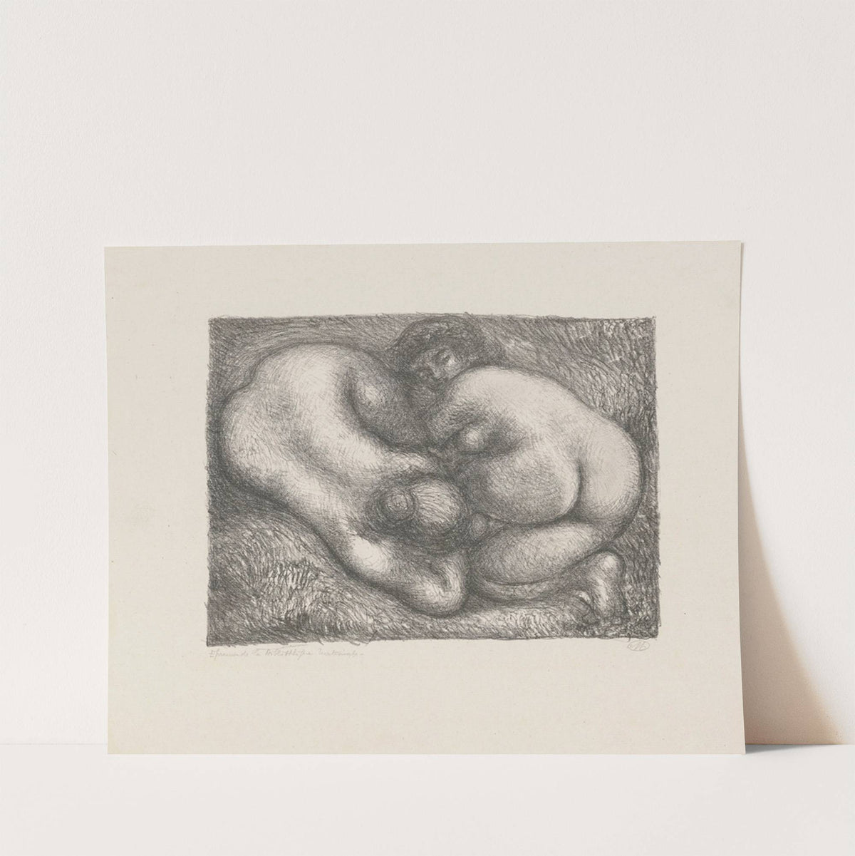 Deux Femmes dans l’herbe by Aristide Maillol