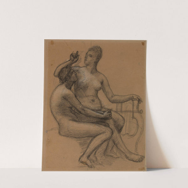 Deux femmes nues assises by Pierre Puvis de Chavannes