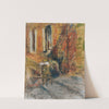 Deux figures assises sur les marches d’une maison (1907-1908) by Édouard Vuillard