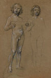 Deux garçons nus chantant