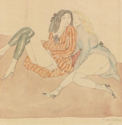 Deux Jeunes Filles Par Terre (circa 1906-09)