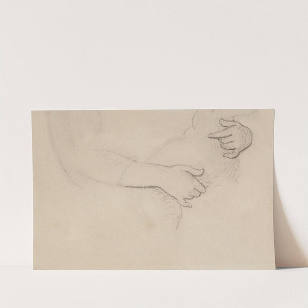 Deux mains by Narcisse-Virgile Diaz de La Peña