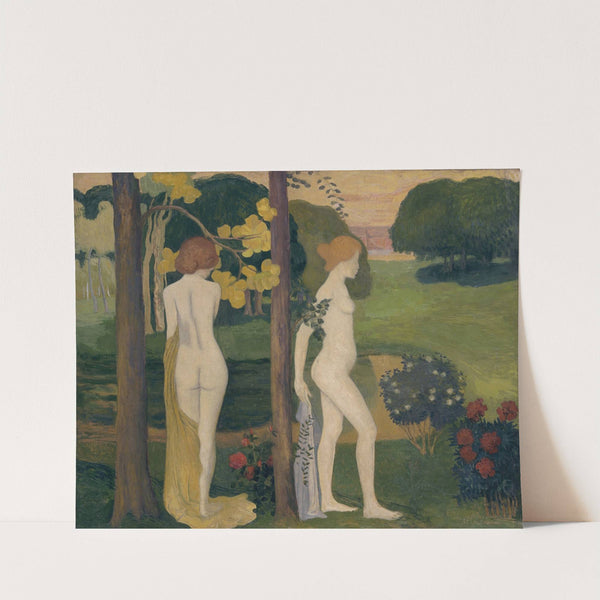 Deux nus dans un paysage (1890-1900) by Aristide Maillol