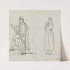 Deux personnages des Appenins (Florence) by René Marjolin