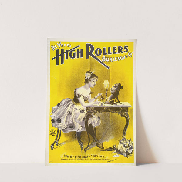 Devere&#039;s High Rollers Burlesque Co. by H.C. Miner Litho. Co.