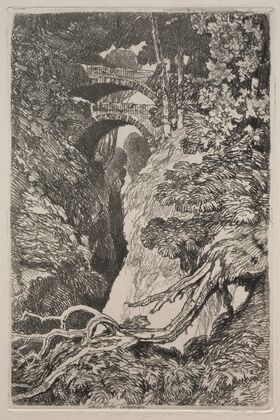 Devil’s Bridge, Cardiganshire (1838)