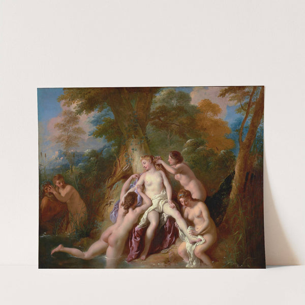 Diana and Her Nymphs Bathing by Jean-François de Troy