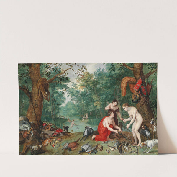 Diana and her nymphs fishing by Jan Brueghel the Younger