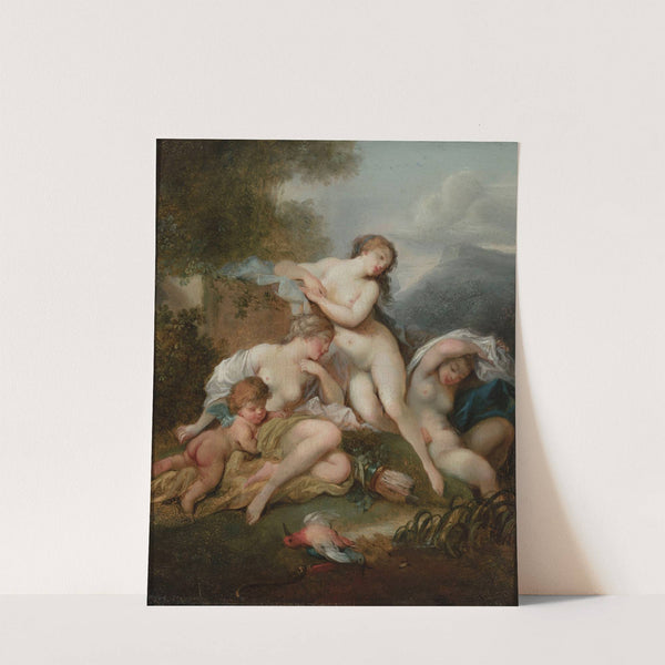 Diana and nymphs (Bath of Diana) by Anonymous