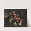 Diana resting, with her hunting dogs and putti by Lucas Franchoys the Younger