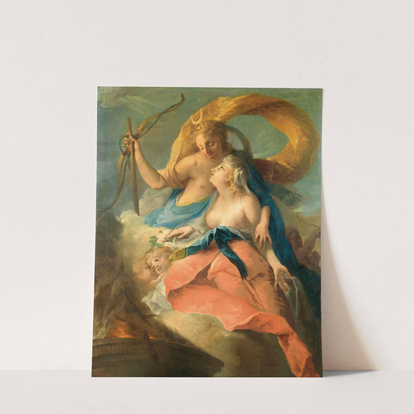 Diana saving Iphigenia (18th Century) by French School
