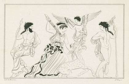 Diana the huntress, with Jupiter, Apollo and Winged Victory (1844-1861)