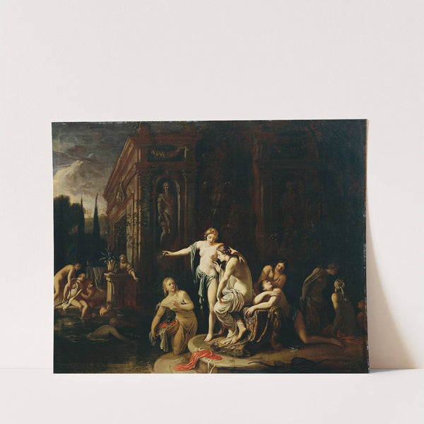Diana und Kallisto im Bade by Johann von Spillenberger