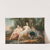 Diana with her nymphs resting after the hunt by Pierre Jollain