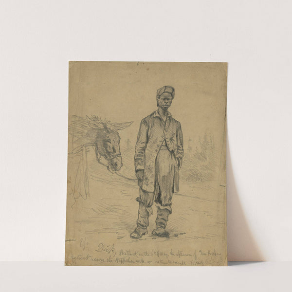 Dick, sketched on the 6th of May, on return to camp by Edwin Forbes