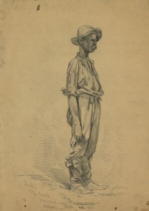 Dick, the cook, sketched near Culpeper Court House
