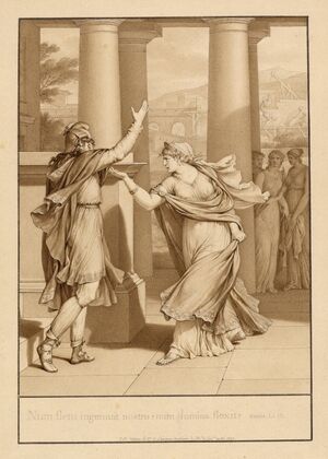 Dido Excoriates Aeneas, from Book IV of the ‘Aeneid’